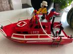 Brandweerboot 3128 playmobil, Ophalen of Verzenden, Gebruikt, Complete set