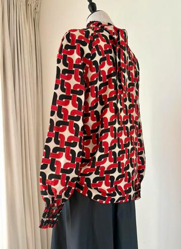 Le Sarte Pettegole /Pauw 36/38 twv 510,- nieuwe blouse zijde beschikbaar voor biedingen