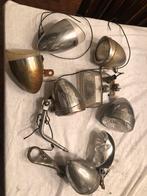 Oude fiets koplampen en dynamo's, Ophalen of Verzenden