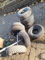 Steekwagen wielen 260x85 + velgen, aanhanger/skelter, Ophalen, Gebruikt