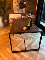 Eettafel hout zeer netjes 220x100 cm, Huis en Inrichting, Tafels | Eettafels, Ophalen, 100 tot 150 cm, 200 cm of meer, Zo goed als nieuw