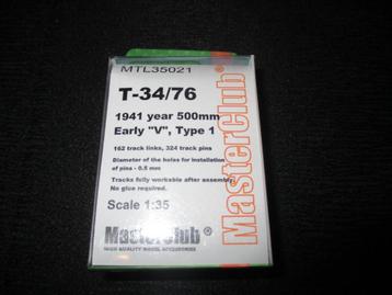 D-456,MASTERCLUB 1-35,NO,MTL35021,Tracks for T-34 M1942 Type beschikbaar voor biedingen