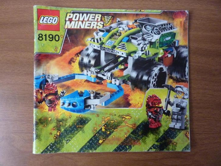 Lego Power Miners 8190 Claw Catcher, Kinderen en Baby's, Speelgoed | Duplo en Lego, Gebruikt, Lego, Complete set, Ophalen of Verzenden