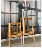 Rotan kruk - rieten barkruk, Huis en Inrichting, Barkrukken, 2 krukken, Ophalen