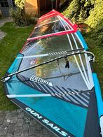 5.5 Gun Sails Freeride zeil in Nieuwstaat!, Watersport en Boten, Windsurfen, Ophalen, Zo goed als nieuw, Zeil, 5 tot 7 m²