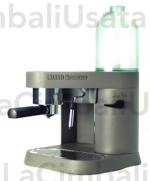 Alessi Coban RS05 Nespresso met stoomfunctie *12M garantie*, Witgoed en Apparatuur, Koffiezetapparaten, Zo goed als nieuw, Koffiepads en cups