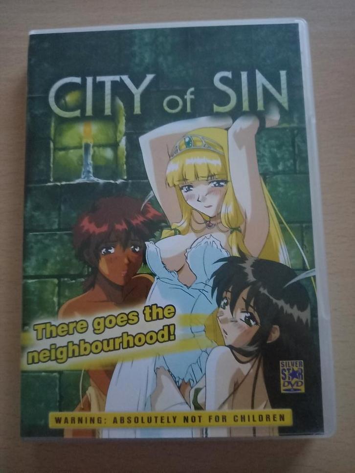 City of Sin DVD - Anime Klassieker! 18+, Cd's en Dvd's, Dvd's | Tekenfilms en Animatie, Zo goed als nieuw, Anime (Japans), Vanaf 16 jaar