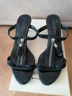 Yves Saint Laurent sandalen, Rive Gauche, mt 38, zwart, Yves Saint Laurent, Zwart, Zo goed als nieuw, Sandalen of Muiltjes
