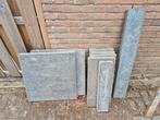 Gratis Betontegels div maten, 1 bandje, Tuin en Terras, Ophalen, Zo goed als nieuw, 10 m² of meer, Beton