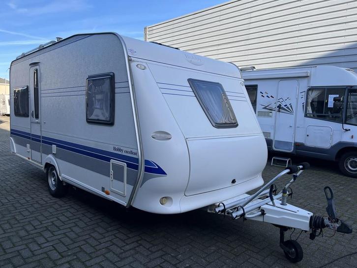 Hobby 460 UFE Excellent Enduro mover (bj 2007), Caravans en Kamperen, Caravans, Bedrijf, 1000 - 1250 kg, Hobby, tot 4 meter, Kachel