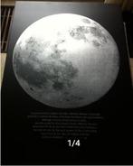 Modern schilderij zwart/zilver H 70 Br 50 cm IKEA, 50 tot 75 cm, Ophalen of Verzenden, Zo goed als nieuw, Schilderij