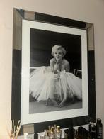 Spiegellijst / schilderij zilver 70x90 Erik Kuster stijl, Ophalen