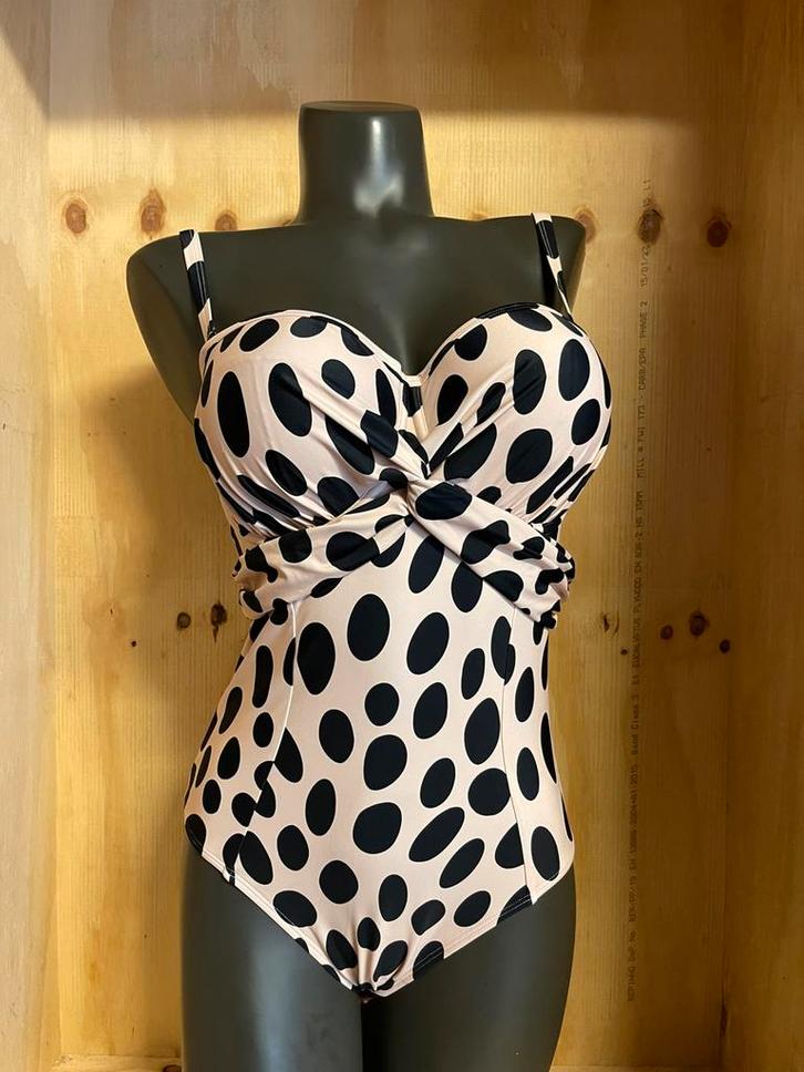 Panache badpak 75e - 65f - 70f - 75f - 65g - 70g - 75g, Kleding | Dames, Badmode en Zwemkleding, Nieuw, Badpak, Beige, Verzenden