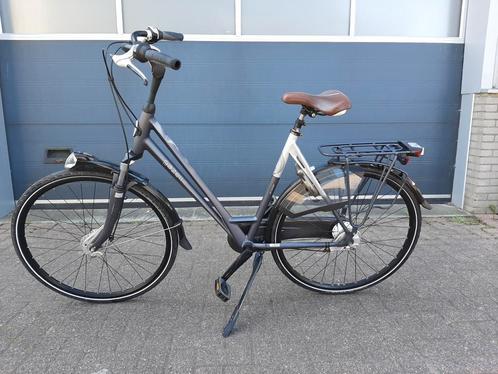Gazelle Eclipse 28inch, 57 cm, v8 donker/licht grijs, Fietsen en Brommers, Fietsen | Dames | Damesfietsen, Zo goed als nieuw, Gazelle