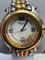 Chopard  happy sport 18k/staal/ 7 floating diamant!!, Overige merken, Staal, Polshorloge, Ophalen of Verzenden