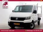 Volkswagen Crafter 35 2.0 TDI 140pk L3 D.C. Open laadbak Tre, Auto's, Bestelauto's, Gebruikt, Euro 6, 4 cilinders, Volkswagen