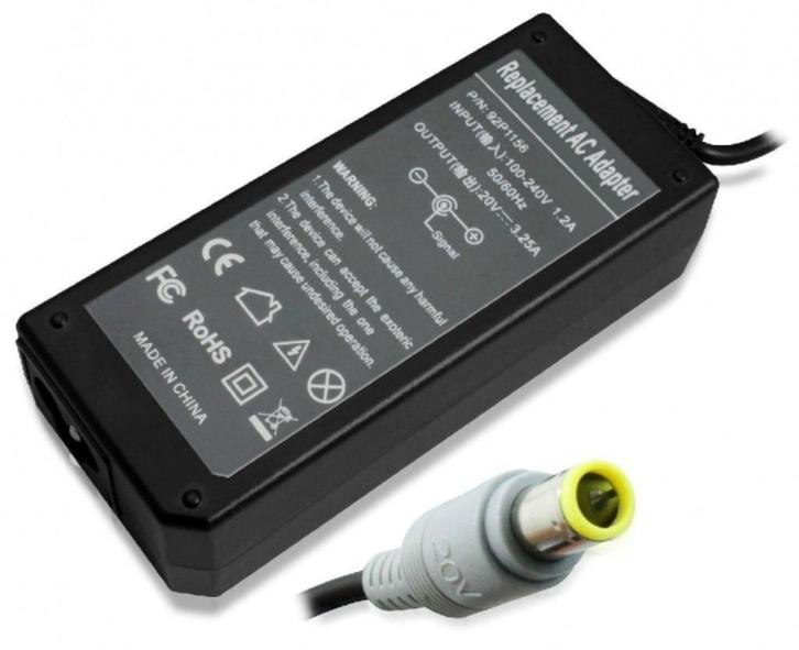 20v 3,25a laptop adapter voor Lenovo / IBM, Computers en Software, Laptop-opladers, Nieuw, Ophalen of Verzenden