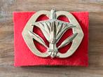 Militaire administratie, embleem & kraagspiegel, Ophalen of Verzenden, Landmacht, Nederland, Embleem of Badge