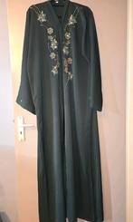 Donkergroene nieuwe Dubai Abaya, Kleding | Dames, Maat 46/48 (XL) of groter, Nieuw, Ophalen of Verzenden, Onder de knie