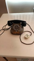 Koperen telefoon (met draaischijf) - Vintage, Ophalen, Gebruikt
