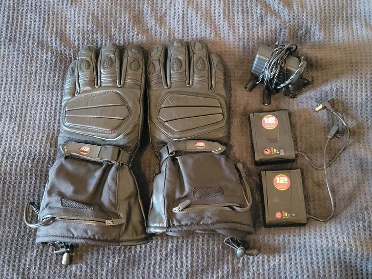 Gerbing T-12 Verwarmde Handschoenen Maat L + B12V-1400 Kit, Motoren, Kleding | Motorkleding, Handschoenen, Dames, Heren, Tweedehands