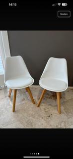 Wit stoel, Huis en Inrichting, Stoelen, Ophalen of Verzenden, Zo goed als nieuw, Wit, Eén