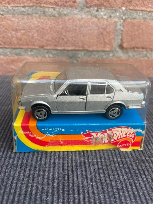 1:43 HOTWHEELS MATTEL ALFA ROMEO ALFETTA ‘VINTAGE’, Hobby en Vrije tijd, Modelauto's | 1:43, Gebruikt, Auto, Overige merken, Ophalen of Verzenden