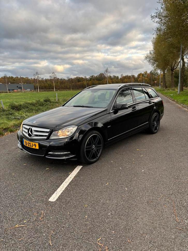 Mercedes-Benz C-Klasse C180 1e eig BE Estate Aut7 2012 Zwart, Auto's, Mercedes-Benz, Particulier, C-Klasse, ABS, Airbags, Airconditioning
