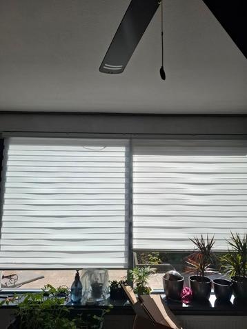 3 witte duo rolgordijnen  (prijs is alle 3) beschikbaar voor biedingen