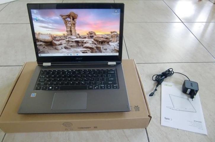 Acer Spin 3 met tas en hoes -als nieuw-, Computers en Software, Windows Laptops, Zo goed als nieuw, 14 inch, SSD, 2 tot 3 Ghz