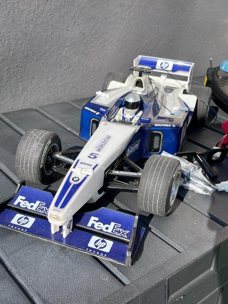 F1 AB auto Ralf Schumacher 2002 Williams FW24, Hobby en Vrije tijd, Modelbouw | Radiografisch | Auto's, Gebruikt, Elektro, Verzenden