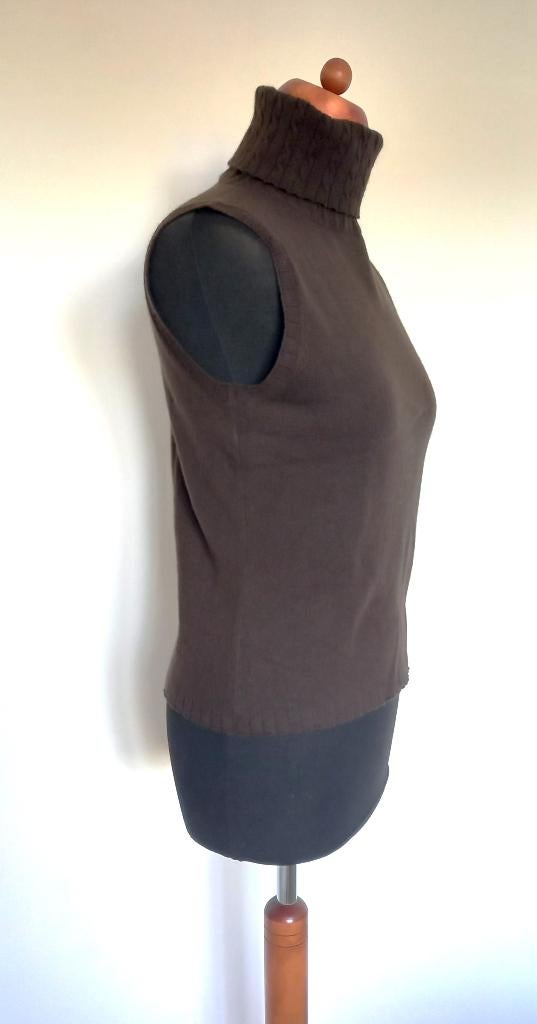 Elegance - prachtige bruine 100% cashmere coltrui - 38, Maat 38/40 (M), Bruin, Verzenden, Elegance