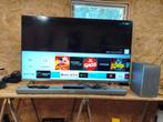 Samsung 55 inch 4K LED TV met LG Subwoofer, Ophalen of Verzenden, Samsung, 100 cm of meer, 4k (UHD)