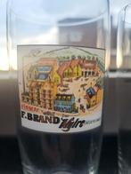 4 oude zeer unieke Brand bierglazen, Ophalen of Verzenden, Zo goed als nieuw, Glas of Glazen, Brand