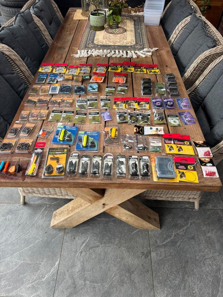 mega mega pakket met karper materialen ! alles nieuw !, Watersport en Boten, Hengelsport | Karpervissen, Nieuw, Complete set, Ophalen of Verzenden