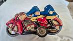 Blikken duo motorrijders vintage speelgoed, Antiek en Kunst, Antiek | Speelgoed, Ophalen of Verzenden