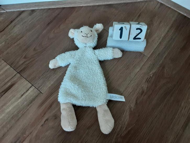 Schattige Blokker schaap knuffeldoek, model Wally? Zachte en, Kinderen en Baby's, Speelgoed | Knuffels en Pluche, Zo goed als nieuw