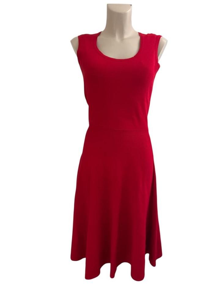 Cora Kemperman jurk M, Kleding | Dames, Jurken, Zo goed als nieuw, Maat 38/40 (M), Rood, Onder de knie, Ophalen of Verzenden