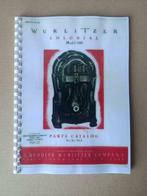 Parts Manual: Wurlitzer 1080 (1947) jukebox nieuw !!, Verzenden, Nieuw, Wurlitzer