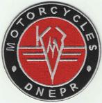 KMZ Dnepr stoffen opstrijk patch embleem, Motoren, Verzenden, Nieuw