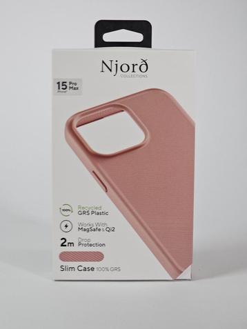 Njord Collections iPhone 15 Pro Max - Recyled Plastic - Roze beschikbaar voor biedingen