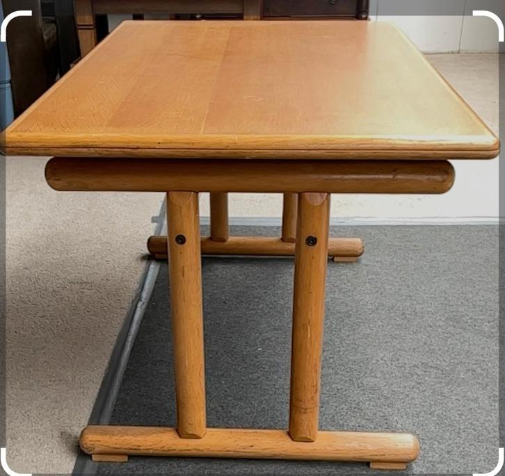 OPRUIMING jaren 70 Deens design grenen eettafel Daumiller, Huis en Inrichting, Tafels | Eettafels, Gebruikt, 50 tot 100 cm, 200 cm of meer