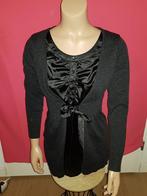 Top (666), Kleding | Dames, Tops, Ophalen of Verzenden, Zo goed als nieuw, Zwart, Zonder mouw