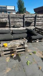 11 euro pallets + bij passende kussens, Ophalen, Gebruikt, Hout