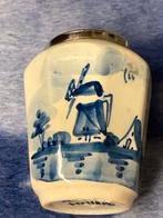 Delfts Blauw Vaasje met Molen, Ophalen of Verzenden