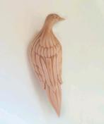 Vintage broche vogel, Ophalen of Verzenden, Zo goed als nieuw, Roze, Overige materialen