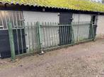 Dubbele poort met loopdeur >5M, Ophalen, Gebruikt, IJzer, Overige typen