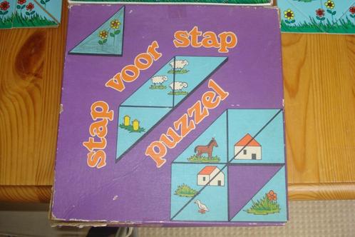 Stap voor stap puzzel 1966 van Smeets& Schippers, Hobby en Vrije tijd, Denksport en Puzzels, Gebruikt, Overige typen, Minder dan 500 stukjes