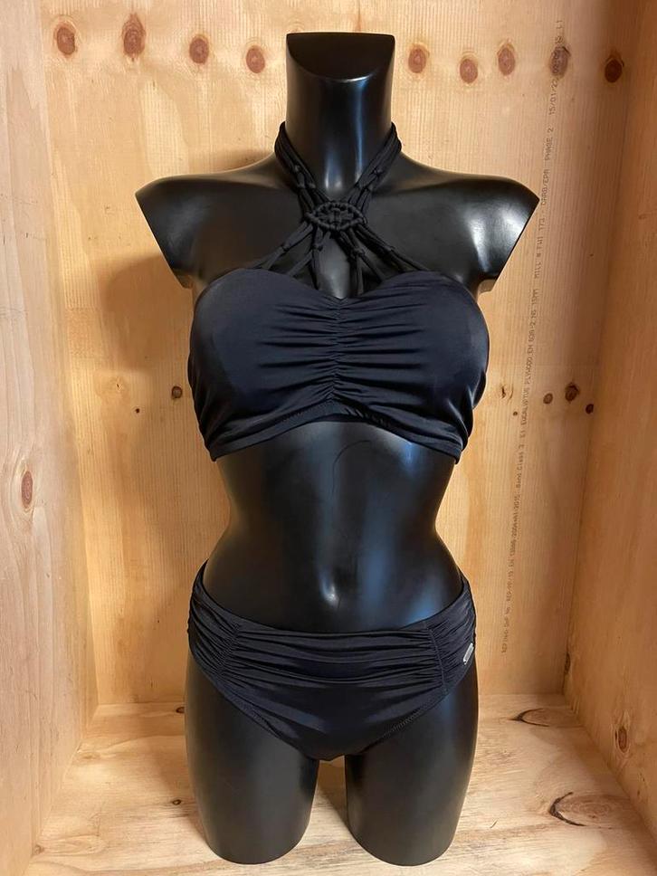 Freya / fantasie halter bikini maat 70e slip s macrame, Kleding | Dames, Badmode en Zwemkleding, Nieuw, Overige typen, Zwart, Verzenden