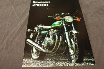 Kawasaki Z1000 verkoop folder brochure Z1000-A2 beschikbaar voor biedingen